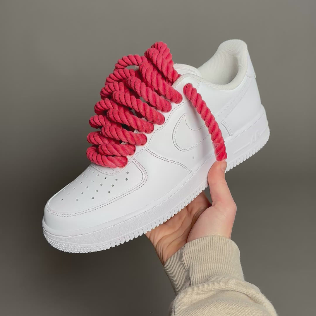 Nike Air Force 1 « Lacets de corde » Rouge