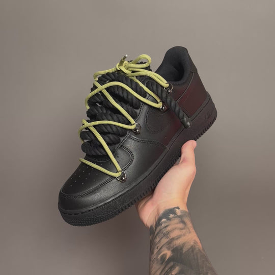 Nike Air Force 1 “Rope Laces Black” Triple Olive V1