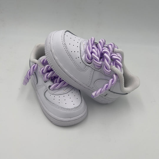 Nike Air Force 1 Baby “Rope Laces” Violet - EV8 Style