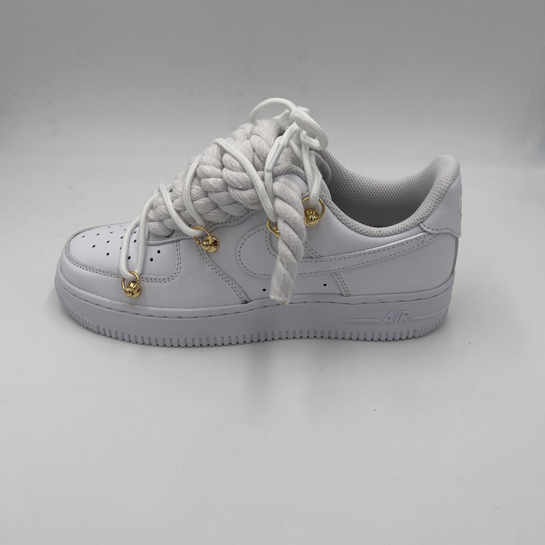 Nike Air Force 1 “Rope Laces” Triple White