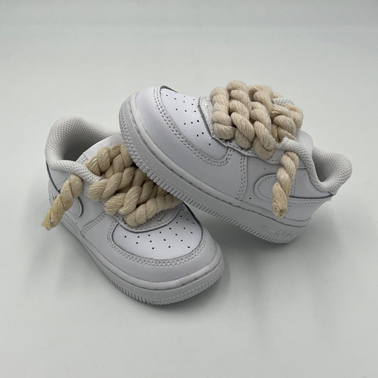 Nike Air Force 1 Baby “Rope Laces” - EV8 Style