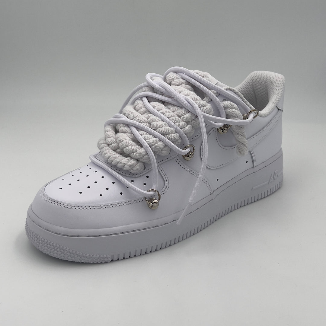 Nike Air Force 1 “Rope Laces White” Triple White – EV8 Style