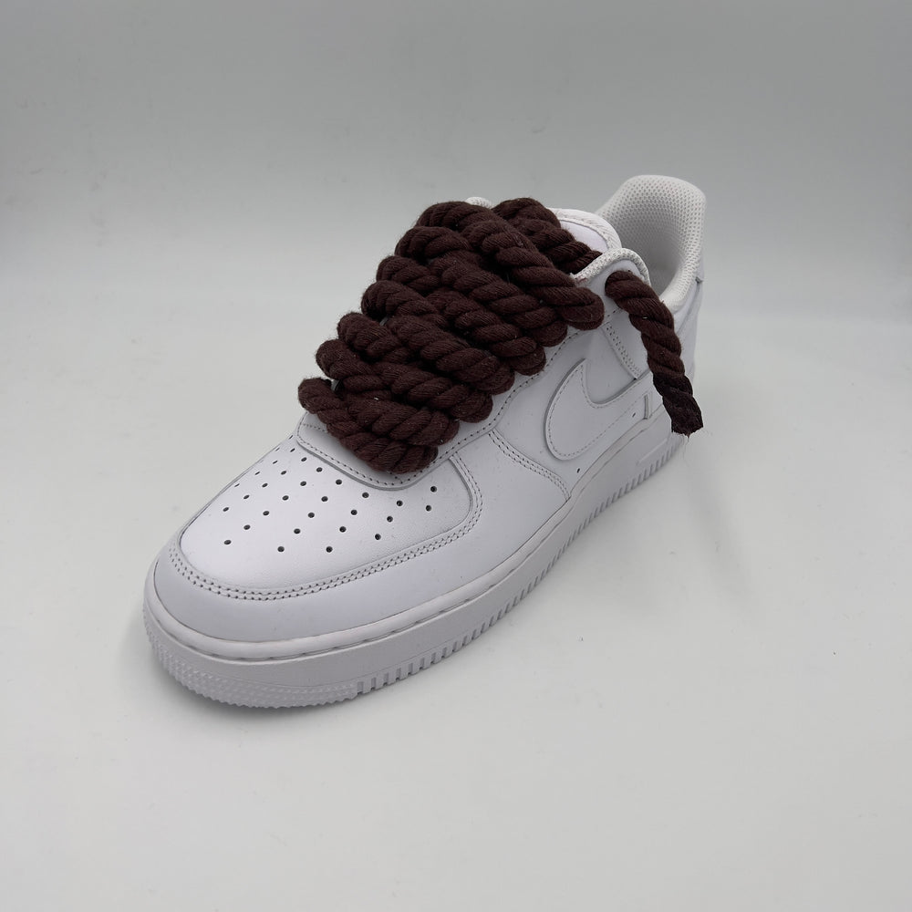 Nike Air Force 1 “Rope Laces” Brown - EV8 Style