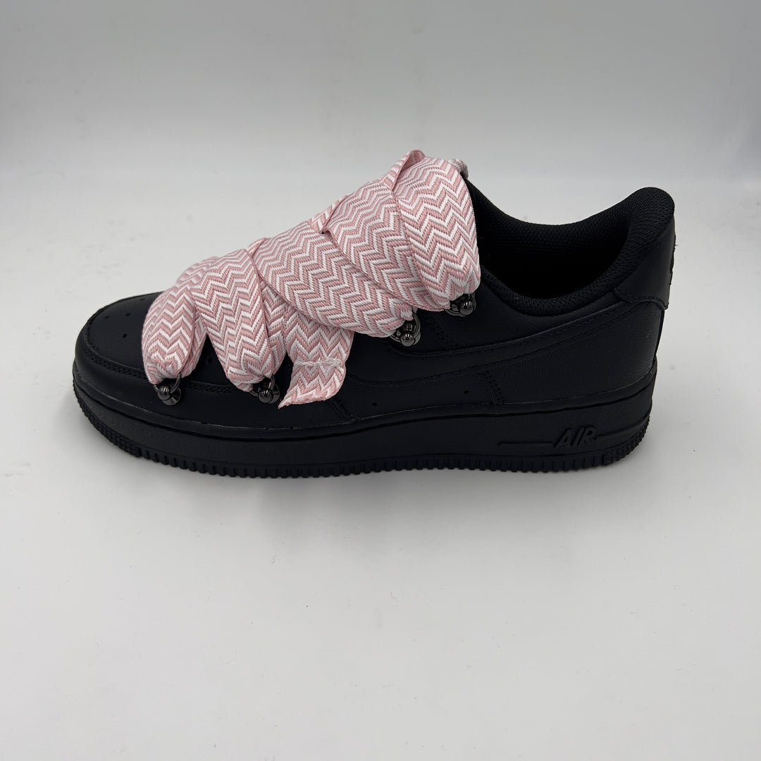 Nike Air Force 1 Black “Lanvin Pink” - EV8 Style