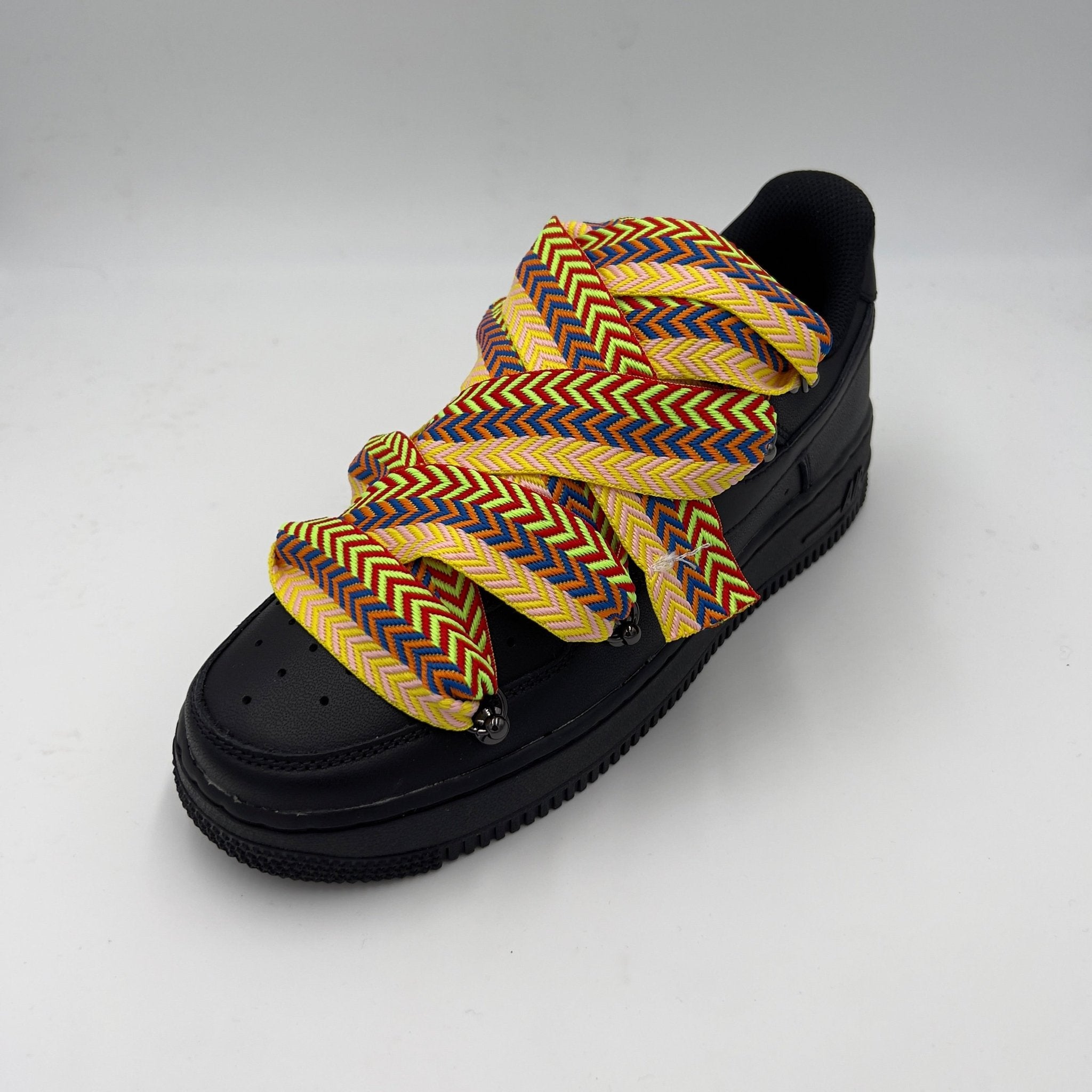 Nike Air Force 1 Black “Lanvin Lightning” - EV8 Style