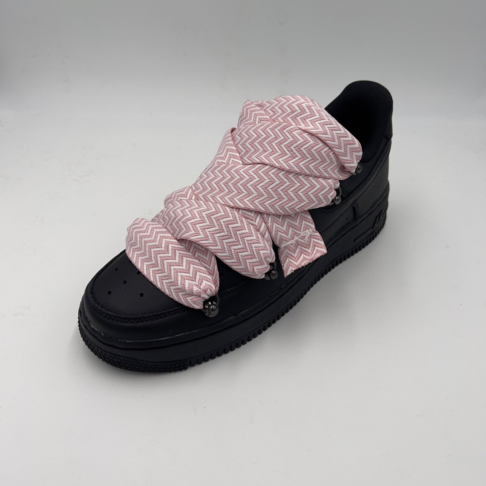 Nike Air Force 1 Black “Lanvin Pink” - EV8 Style